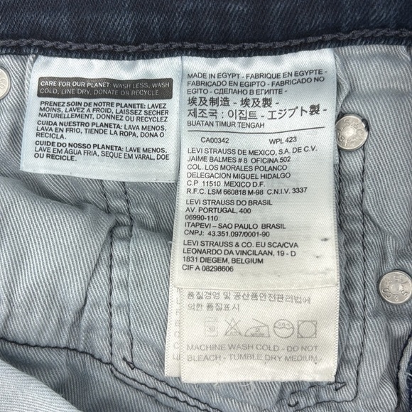 Levi’s 511 Jeans in Dark Wash Blue Men’s Size 30x30 - Picture 5 of 9